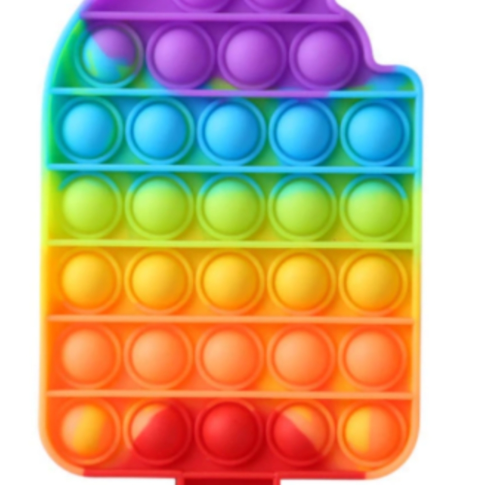 Fidget Silicone Relief Stress Push Bubble …